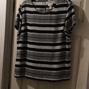 Black and white shirt
